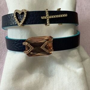 KEEP Collective Double Wrap Bracelet with 3 Charms